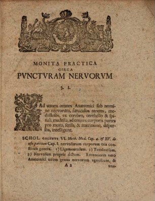 Monita practica circa puncturam nervorum