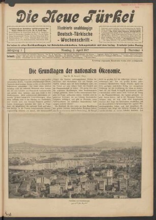 Jahrgang 1. Montag, 2. April 1917. Nummer 9