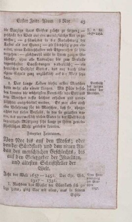 Zweyter Zeitraum