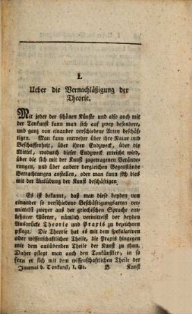 Journal der Tonkunst, 1. 1795