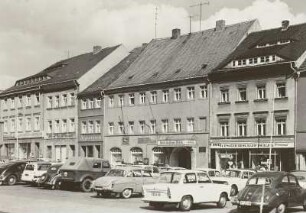 Kamenz, Markt mit Parkplatz