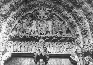 Chartres, Kathedrale Notre-Dame, Südquerschiffassade, Mittelportal