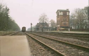Groß Behnitz Wasserturm Wasserkran Gleisanlagen