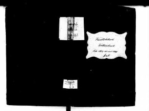 Fautenbach, Achern OG; Katholische Gemeinde: Sterbebuch 1857-1869