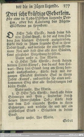Andachts-Uebungen vor die in Zügen liegende