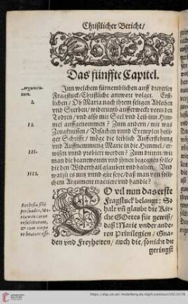 Das fünffte Capitel