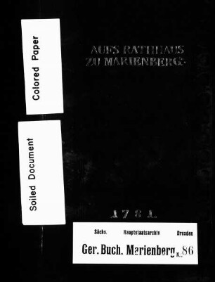 Konsensbuch der Stadt und der zugehörigen Ortschaften, Bd. 05