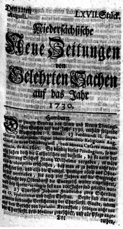 LXVII. Stück.