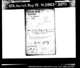 Die Befreiung des Bäckergesellen Johann Wilhelm König in Hage von dem Erfordernis des 25jährigen Mindestalters zum selbständigen Gewerbebetrieb