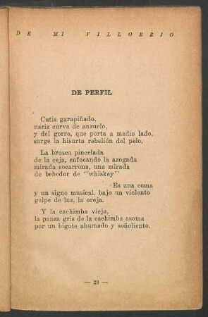 De perfil