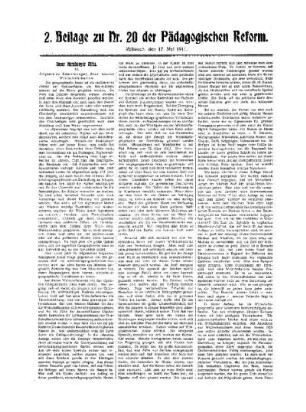 Unser Hamburger Atlas : 2. Beilage zu Nr. 20 der Pädagogischen Reform