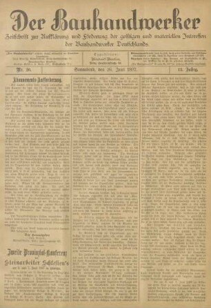 26. Juni 1897, Nr. 26