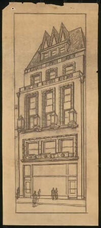 Warenhaus: Perspektivische Ansicht