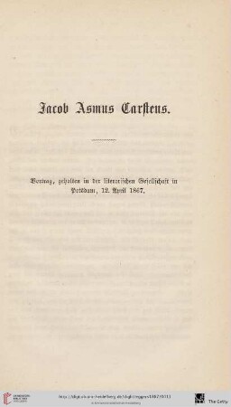 Jacob Asmus Carstens