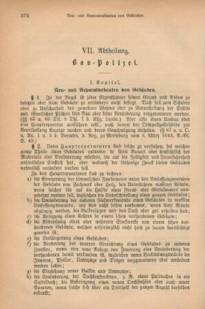 VII. Abtheilung
