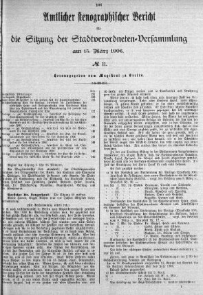 No. 11, 15. März 1906