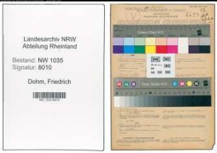 Entnazifizierung Friedrich Dohm , geb. 15.12.1903 (Ingenieur)