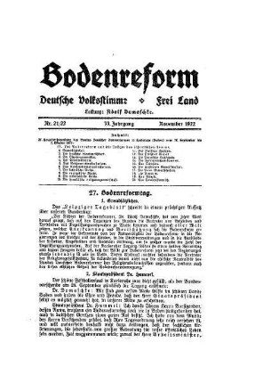 21/22: Heft 21/22