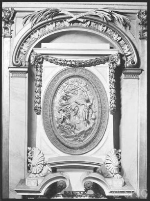 Berlin, Schloss, Paradekammern, Rittersaal, R.: 792, Kaminoberteil von Andreas Schlüter.