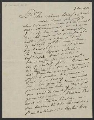 Brief an Philipp Jarnach : 03.12.1920