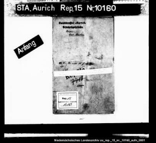 Der praktische Arzt Dr. med. Heinrich Jacob de Beer in Emden