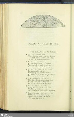Poems Written In 1819