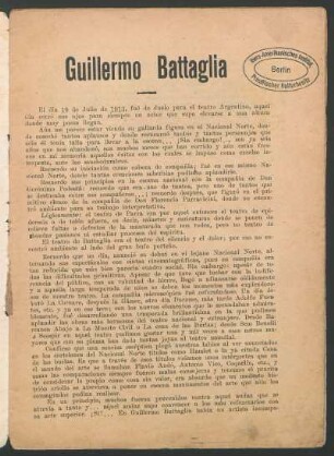 Guillermo Battaglia