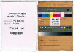 Entnazifizierung Josef Waldhoff, geb. 07.06.1909 (Werkmeisetr)