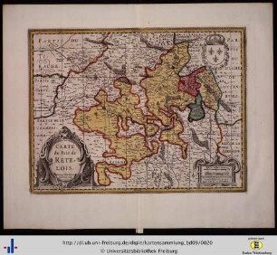 Carte du Pais de Retelois.