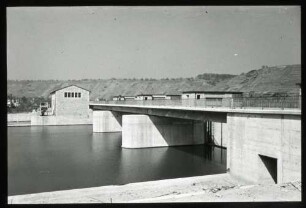 Besigheim, Wehr und Kraftwerk vom Oberwasser