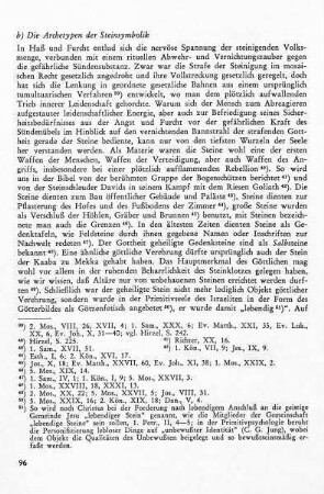 b) Die Archetypen der Steinsymbolik