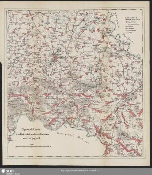 Special-Karte zur Heimatskunde von Bautzen und Umgegend