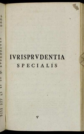 Jurisprudentia Specialis