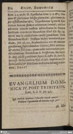 Evangelium Dominica IV. Post Trinitatis, Luc. 6. à v. 36-42