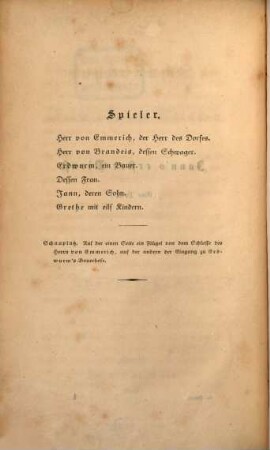 Ludwig Achim's von Arnim sämmtliche Werke, 5. Schaubühne ; 1