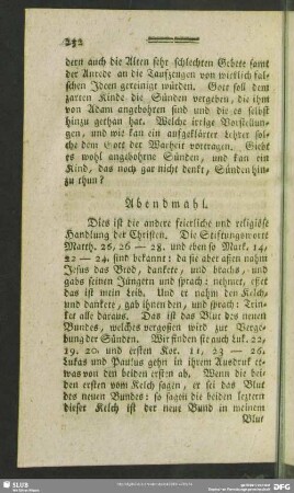 Abendmahl