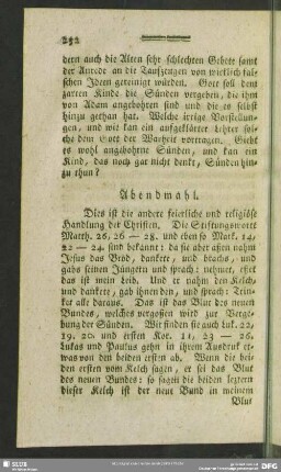 Abendmahl