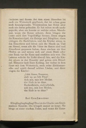 Bei Großmutter