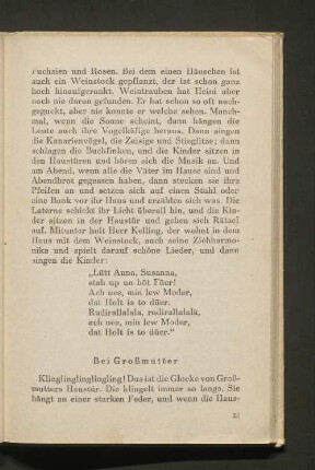 Bei Großmutter