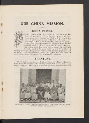 Our China mission