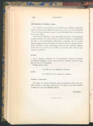 El homenaje al Senador Lainez
