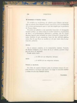 El homenaje al Senador Lainez