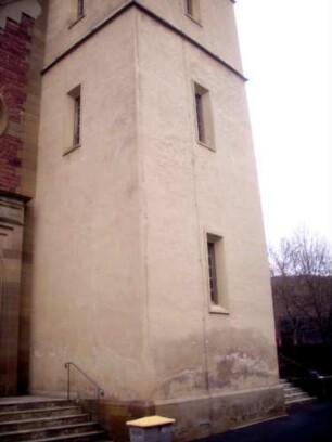 Turm von Nordwesten - Basis bis Mitte