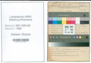 Entnazifizierung Richard Draheim , geb. 05.10.1901 (Major)
