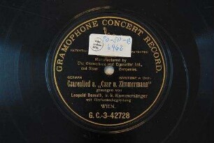 Czarenlied a. "Czar u. Zimmermann"