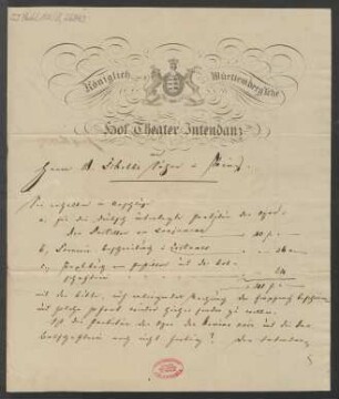 Brief an B. Schott's Söhne : 15.05.1838