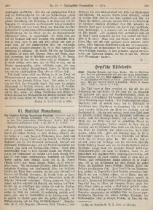 300-302 Hegel'sche Philosophie
