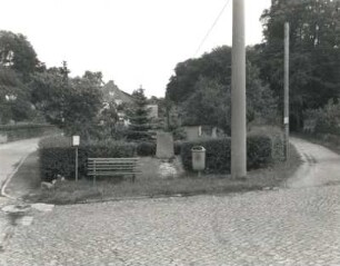 Königsbrück-Gräfenhain. Anlage mit Gedenkstein für Georg Bartisch (1535-1607, Arzt)