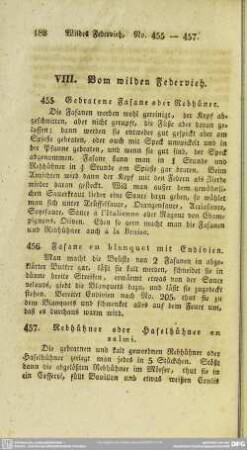 VIII. Vom wilden Federvieh