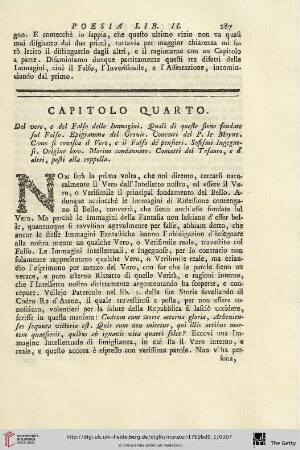 Capitolo quarto